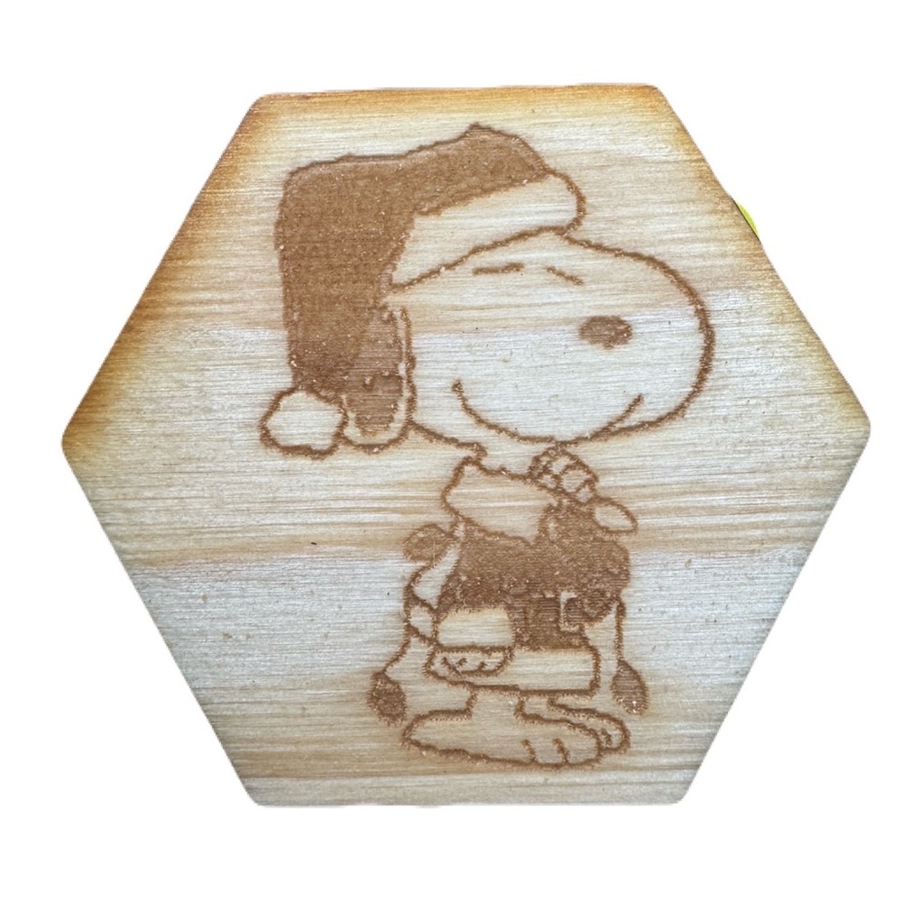 Snoopy and Friends Wood Engraved Holiday Magnet - Choose 1 - Picture 3 of 8